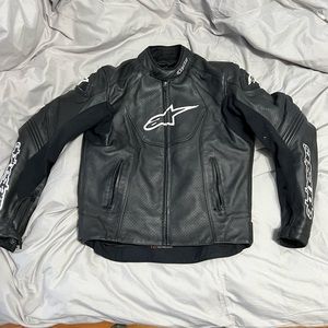 Alpine stars perforated armored motorcycle jacket